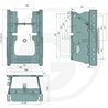 Prowadnica do zaczepu 330/32/25mm Scharmüller 00121010