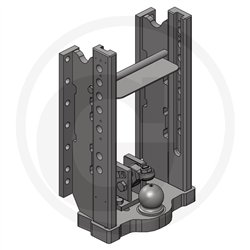 Prowadnica do zaczepu 330/32/25mm Scharmüller 00124800