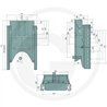 Prowadnica do zaczepu 330/32/25mm Scharmüller 00135100-A02