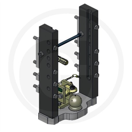 Prowadnica do zaczepu 330/32/25mm Scharmüller 00158832