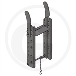 Prowadnica do zaczepu 255/32/25mm Scharmüller 00368000A27