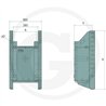 Prowadnica do zaczepu 320/32/26mm Sauermann 711650010