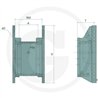 Prowadnica do zaczepu 390/32/26mm Sauermann 711750101