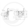 Zaczep Piton Fix do prowadnicy 320/20/30mm, Sauermann