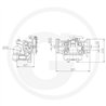 Zaczep Kulowy K80 do prowadnicy 330/32/25mm, Sauermann D00178571310