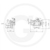 Zaczep Kulowy K80 do prowadnicy 311/30/22mm, Sauermann F99991266