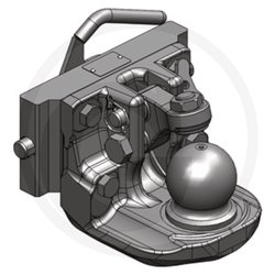 Zaczep Kulowy K80 do prowadnicy 241/30/22mm, Scharmüller 03624132