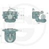 Zaczep Kulowy K80 do prowadnicy 241/30/22mm, Scharmüller 03624132