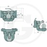 Zaczep Kulowy K80 do prowadnicy 295/26/25mm, Scharmüller 05629530A02