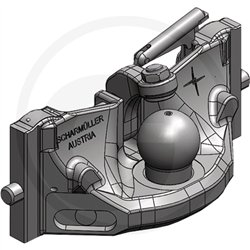 Zaczep Kulowy K80 do prowadnicy 390/32/25mm, Scharmüller 05639046A02
