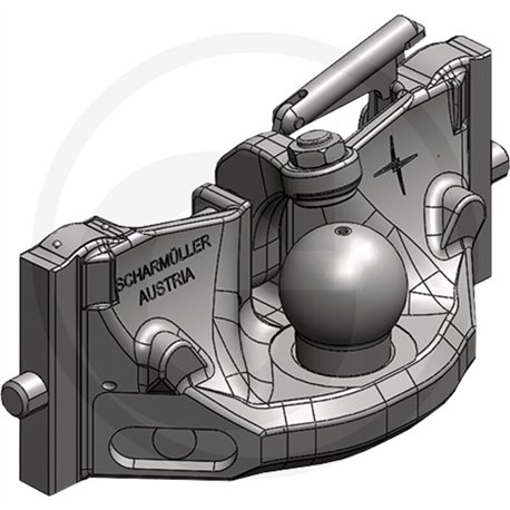 Zaczep Kulowy K80 do prowadnicy 390/32/25mm, Scharmüller 05639046A17