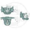 Zaczep Kulowy K80 do prowadnicy 330/32/25mm, Scharmüller 07633042A17