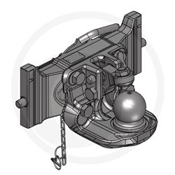 Zaczep Kulowy K80 do prowadnicy 390/30/20mm, Scharmüller 07638942