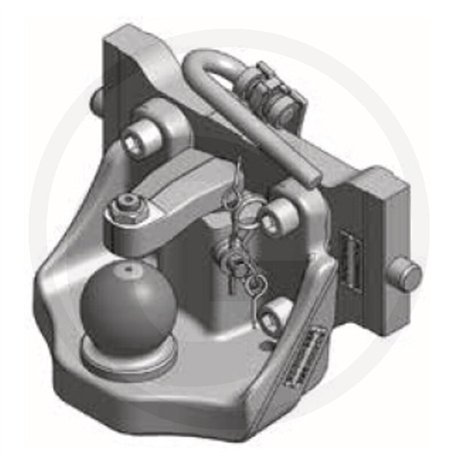 Zaczep Kulowy K80 do prowadnicy 311/20/22mm, Rockinger RO825X12090