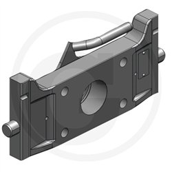Płyta do prowadnicy 329/32/25mm - 140x80 M20 Scharmuller 07733052