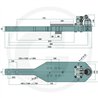 Płyta nośna K80 1090/250/60 3000kg Scharmüller