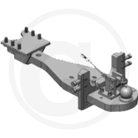Płyta nośna K80 1070/270/50 3000kg Scharmüller 09603880S