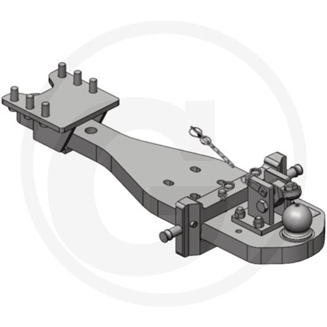 Płyta nośna K80 1070/270/50 3000kg Scharmüller 09603870S