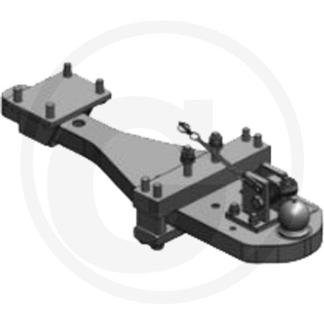 Płyta nośna K80 1070/270/50 3000kg Scharmüller 09603840S