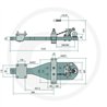 Płyta nośna K80 1070/270/50 3000kg Scharmüller 09603840S