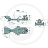 Płyta nośna K80 768/240/50 4000kg Scharmüller 09605210S