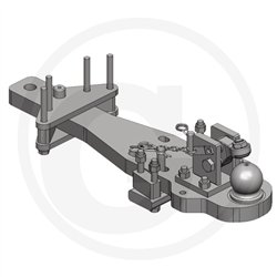 Płyta nośna K80 830/240/40 3000kg Scharmüller 09606210S