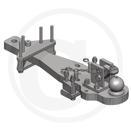 Płyta nośna K80 830/240/40 3000kg Scharmüller 09606210S