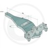 Płyta nośna K80 880/290/50 2500kg Walterscheid KBA8301XBZWL50,  8005439