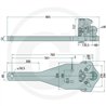 Płyta nośna K80 760/230/50 4000kg Walterscheid KBA8305OB, 8003284