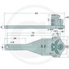 Płyta nośna K80 755/230/40 3000kg Walterscheid KBA8307OB, 8003285