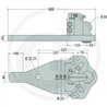 Płyta nośna K80 337/230/40 3000kg Walterscheid KBA8308OAB, 8003683