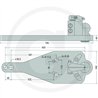 Płyta nośna K80 603/240/40 3000kg Walterscheid KBA8310XL, 8003286