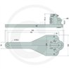 Płyta nośna K80 745/290/45 2500/3000kg Walterscheid KBA8313OB, 8000191