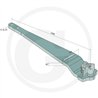 Płyta nośna K80 1445/240/45 3000kg Walterscheid KBA8345OB, 8003680