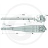 Płyta nośna K80 1431/240/45 3000kg Walterscheid KBA8345OBW15, 8004600