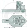 Płyta nośna K80 390/220/50 2000kg Walterscheid KBA8385, 8004455
