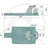 Płyta nośna K80 596/296/40 2000kg Scharmüller 009600010A01