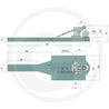 Płyta nośna K80 990/296/45 3000kg Scharmüller 009600100A01