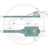 Płyta nośna K80 1050/296/50 3000kg Scharmüller 009600120A01
