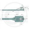 Płyta nośna K80 1100/296/45 3000kg Scharmüller 009600130A01