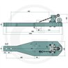 Płyta nośna K80 1000/245/60 3000kg Scharmüller 009602500A02