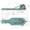 Płyta nośna K80 830/250/50 4000kg Scharmüller 009602905