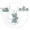 Płyta nośna K80 306/443/50 3000kg Scharmüller 009603060A11