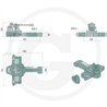 Płyta nośna K80 536/455/60 4000kg Scharmüller 009603211A11