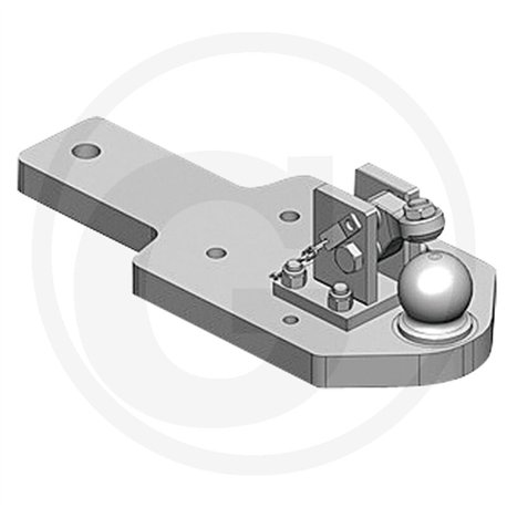 Płyta nośna K80 627/270/40 2000kg Scharmüller 009603660