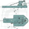 Płyta nośna K80 567/292/50 3000kg Scharmüller 009603670
