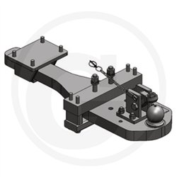 Płyta nośna K80 970/270/50 3000kg Scharmüller 009603830-SET