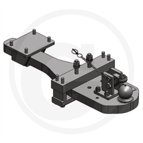Płyta nośna K80 970/270/50 3000kg Scharmüller 009603830-SET