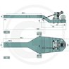Płyta nośna K80 1003/285/45 3000kg Scharmüller 009603850