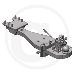 Płyta nośna K80 1070/270/50 3000kg Scharmüller 009603870-SET